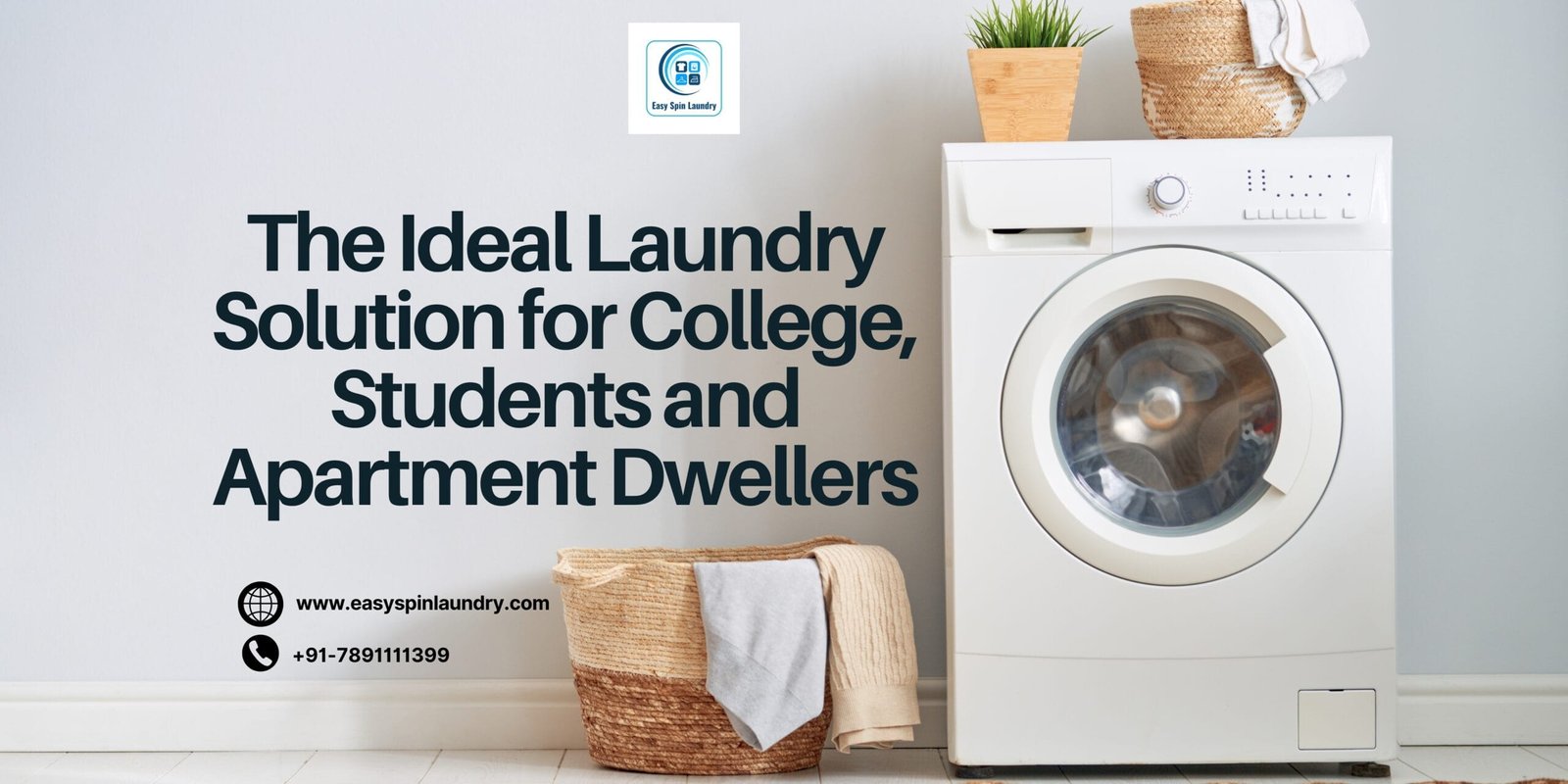 The Ideal Laundry Solution for College, Students and Apartment Dwellers