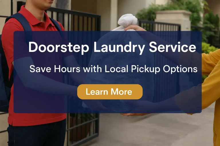 doorstep laundry service: Save Time with Local Pickup