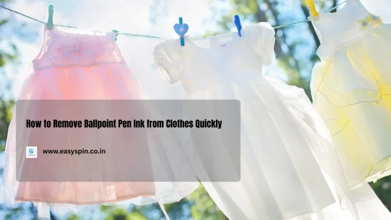 How to Remove Ballpoint Pen Ink from Clothes Quickly
