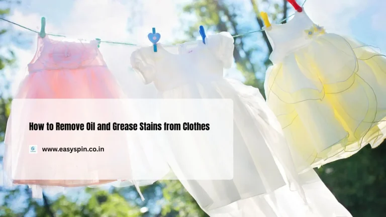 Remove Oil and Grease Stains from Clothes