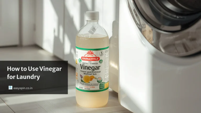 How to use vinegar for laundry odor removal in washing machine