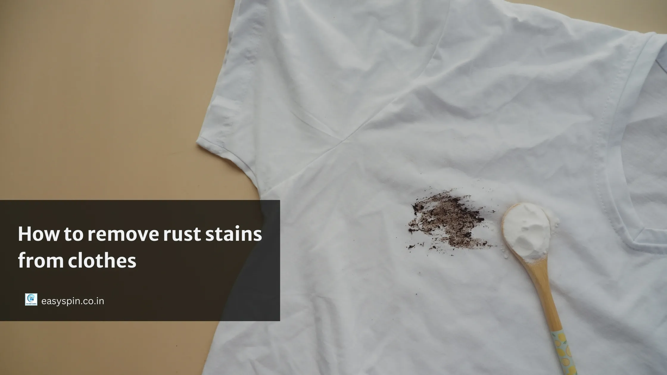 How to remove rust stains from clothes guide
