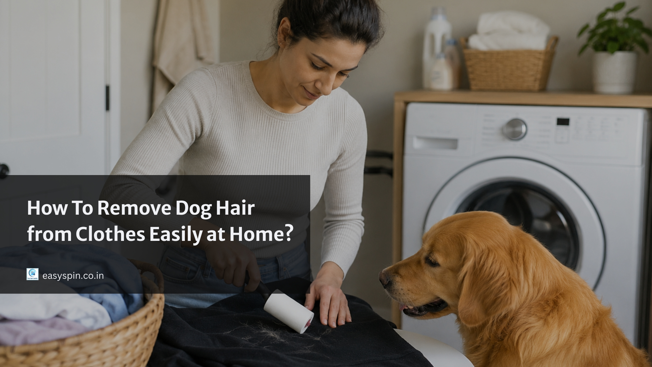 how to remove dog hair from clothes at home