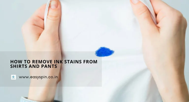 How to Remove Ink Stains from Shirts and Pants