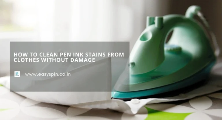 How to Clean Pen Ink Stains from Clothes Without Damage