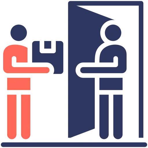 Doorstep pickup icon for Wash and Iron service in Kota
