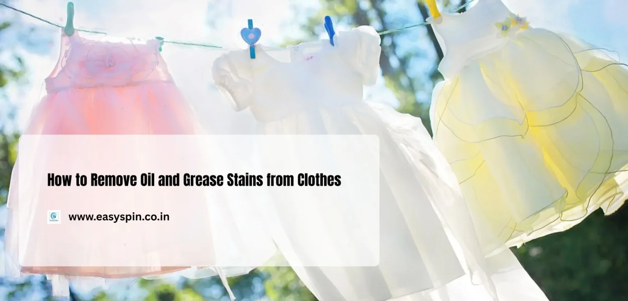 Remove Oil and Grease Stains from Clothes