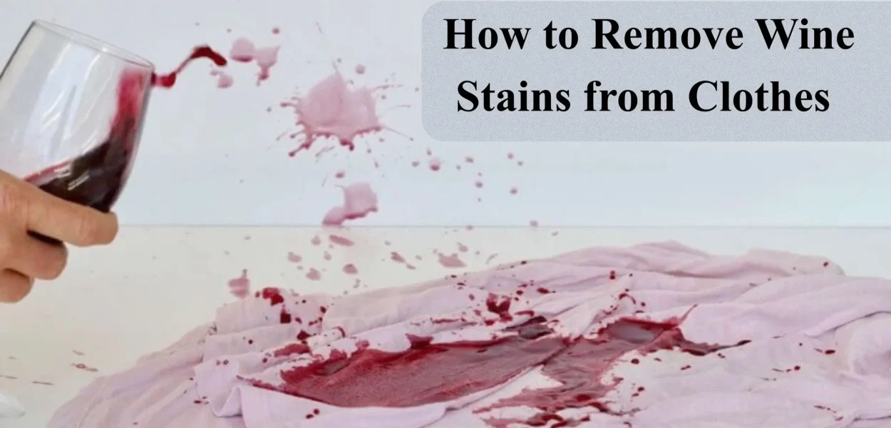 How to Remove Wine Stains from Clothes