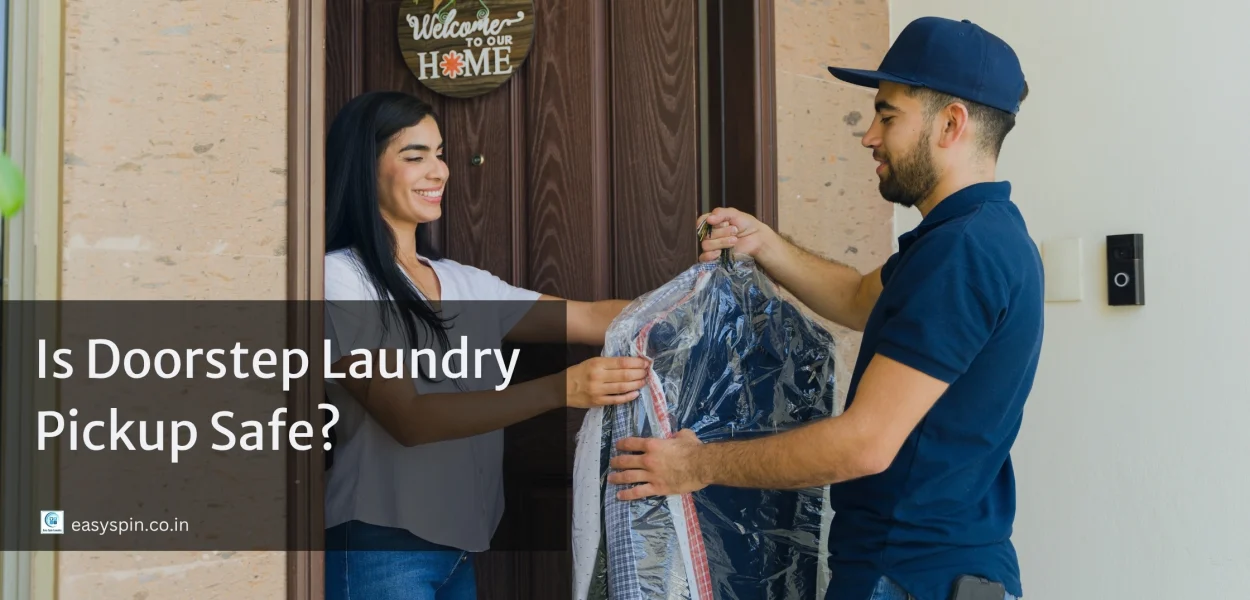learn all about doorstep laundry pickup and safety precautions