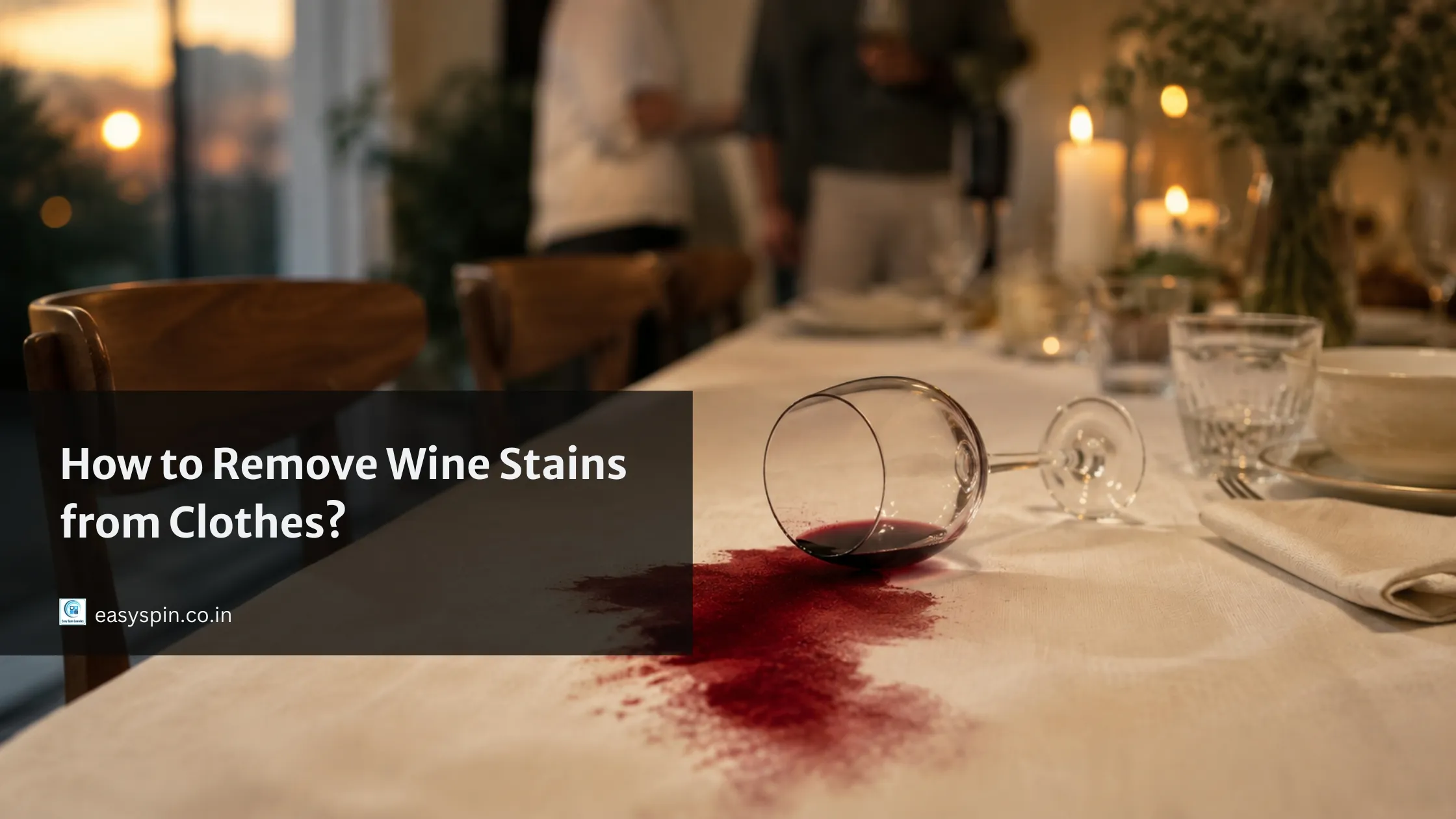 how to remove wine stains from clothes